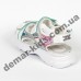 Детские босоножки Lilin Shoes B058-1-1 бело-серебряные большие